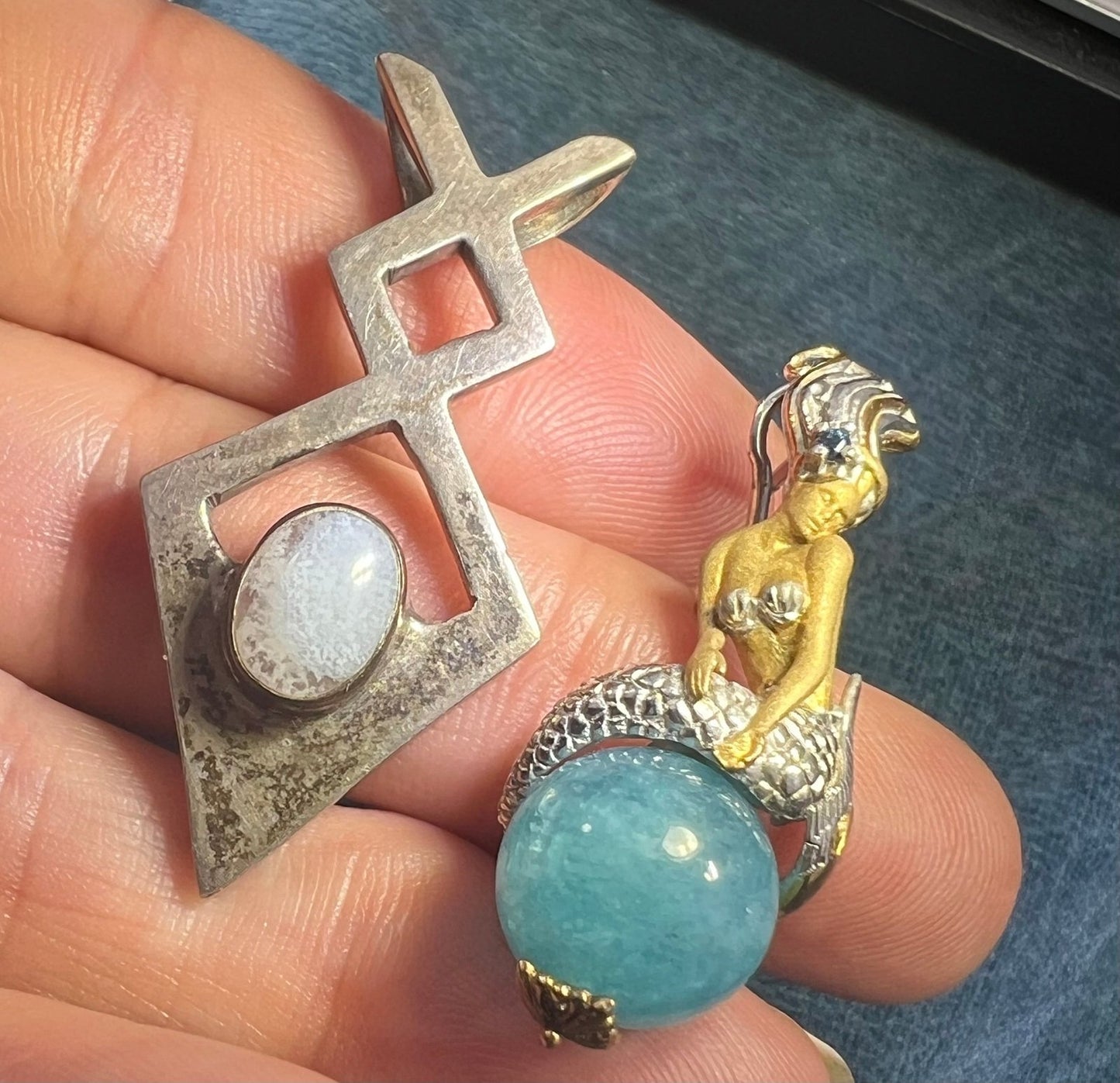 UNDER COST - Lot of 925 Jewelry - Mermaid + Pendant - Box Z4