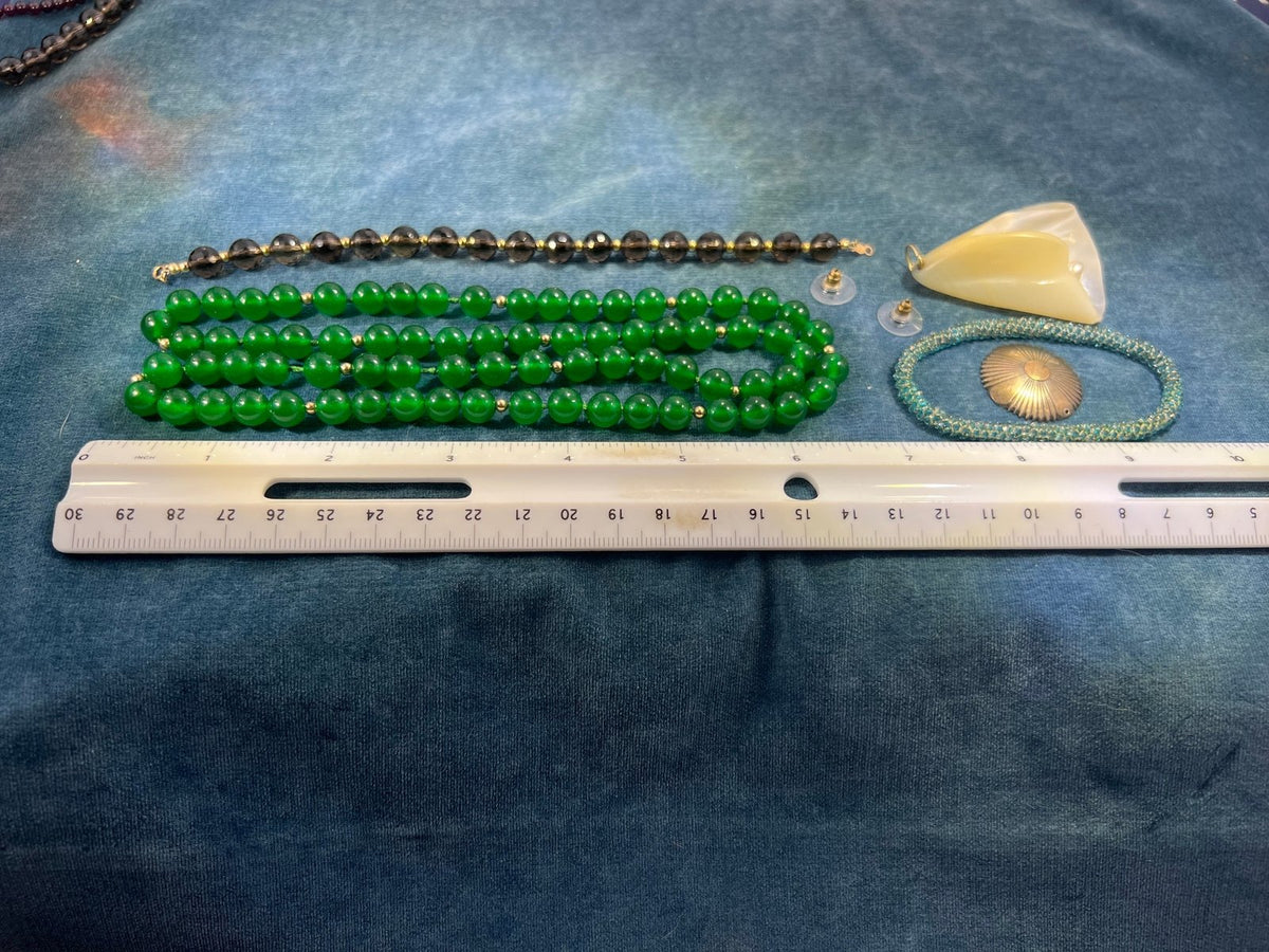 UNDER COST - Lot of 925 Jewelry w 14k + 10k Earrings, Bracelet + Pendant - Box 21