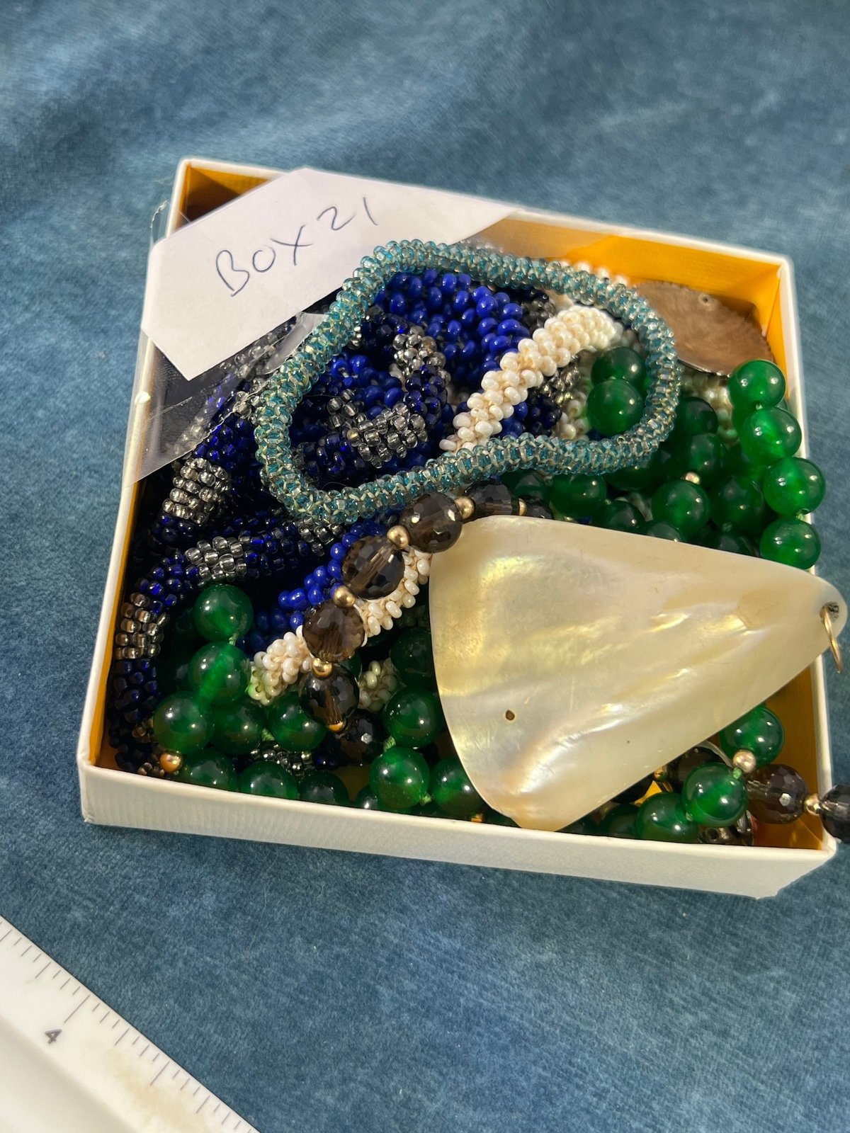 UNDER COST - Lot of 925 Jewelry w 14k + 10k Earrings, Bracelet + Pendant - Box 21