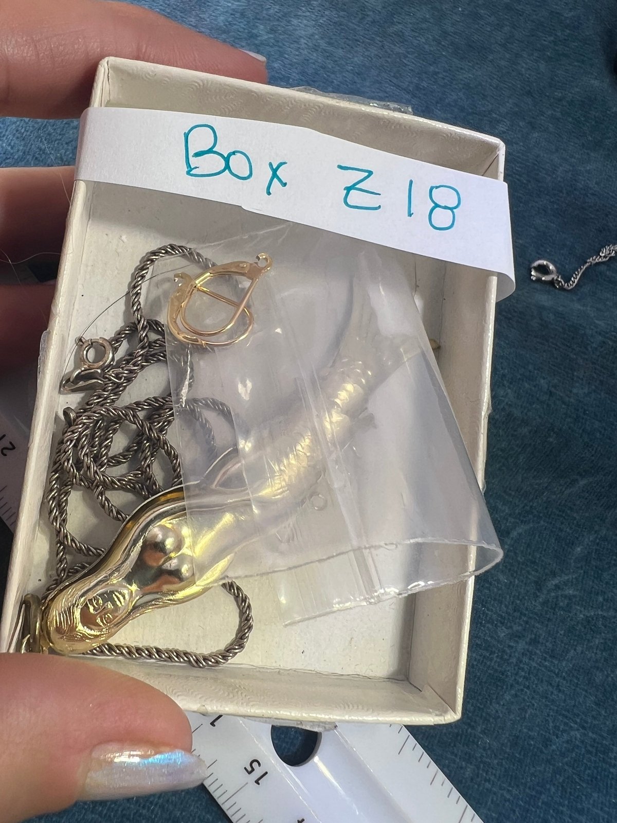 UNDER COST - Lot of Jewelry - Jointed Mermaid + 925 Rope Chain - Box Z18