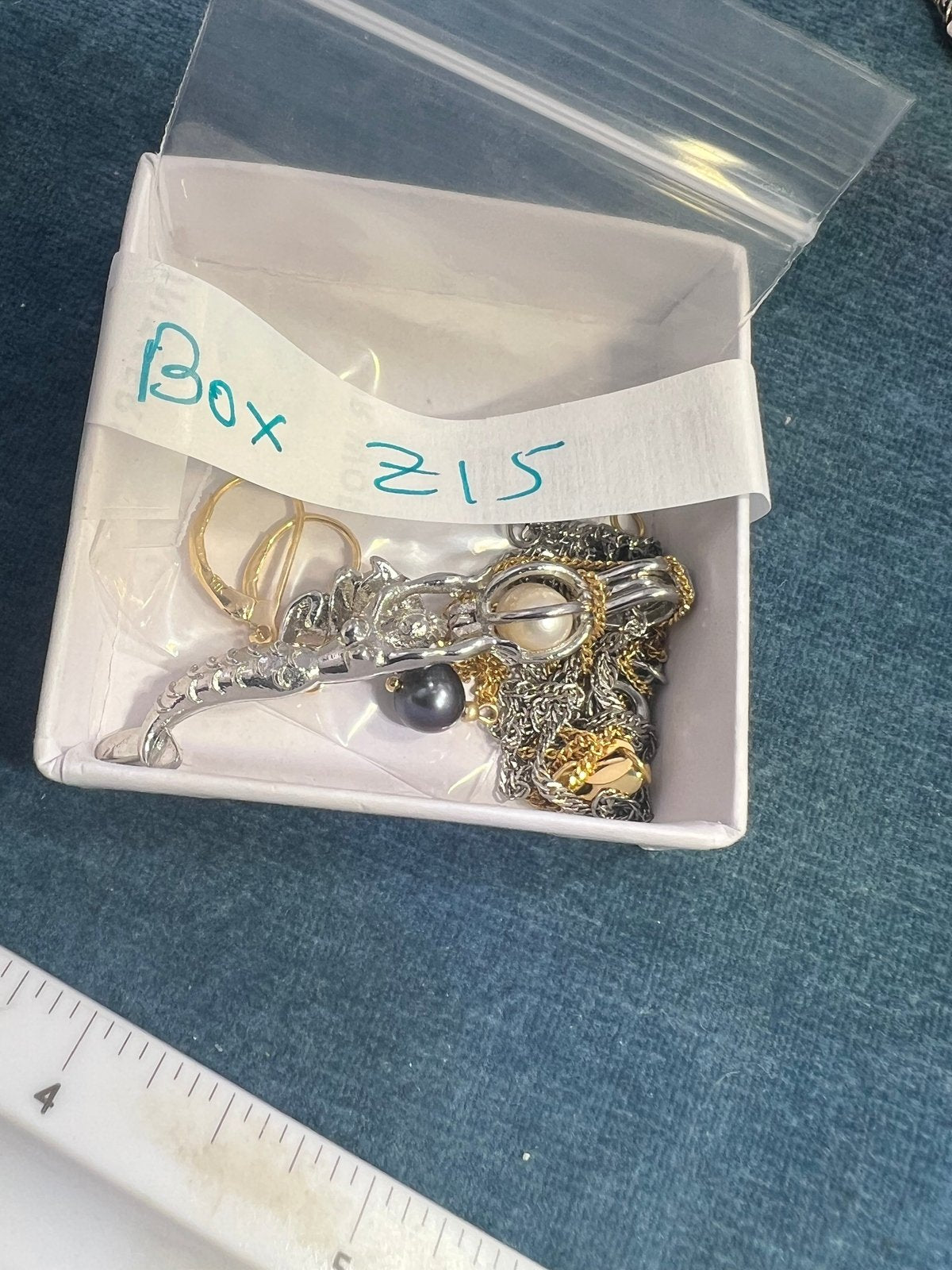 UNDER COST - Lot of Jewelry - Mermaid Locket Pendant + Chain - Box Z15
