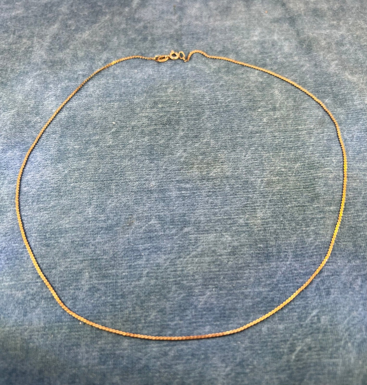 UNDER SCRAP 14k Gold Chain. Kinks Easily - 0175
