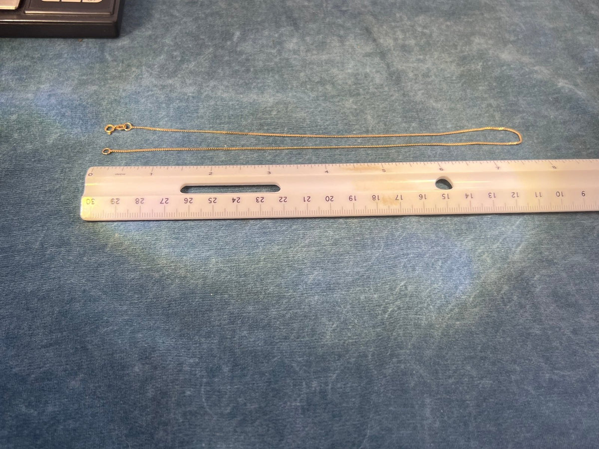 UNDER SCRAP 14k Gold Chain. Kinks Easily - 0176