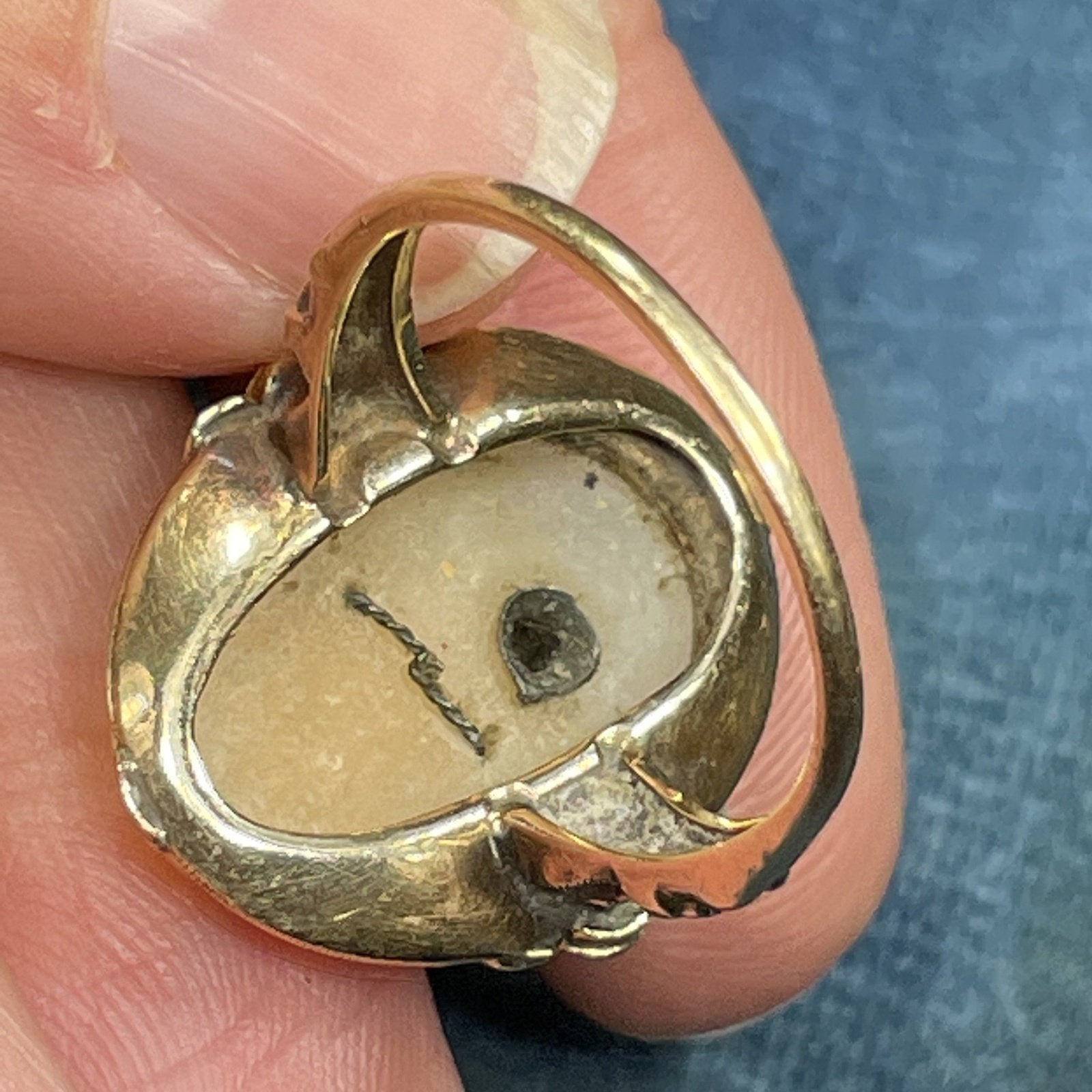 Cameo ring with diamond necklace on sale