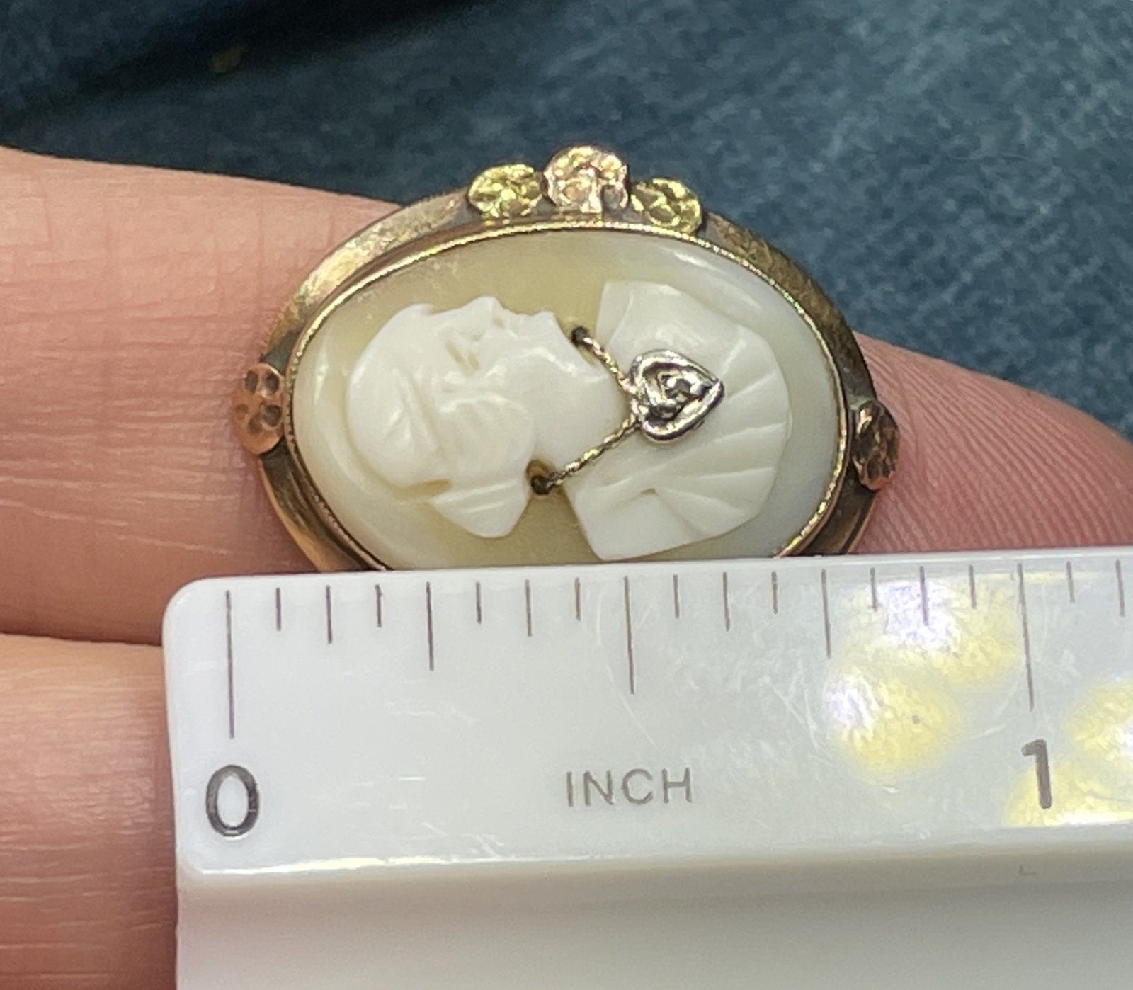 Cameo ring 2025 with diamond necklace