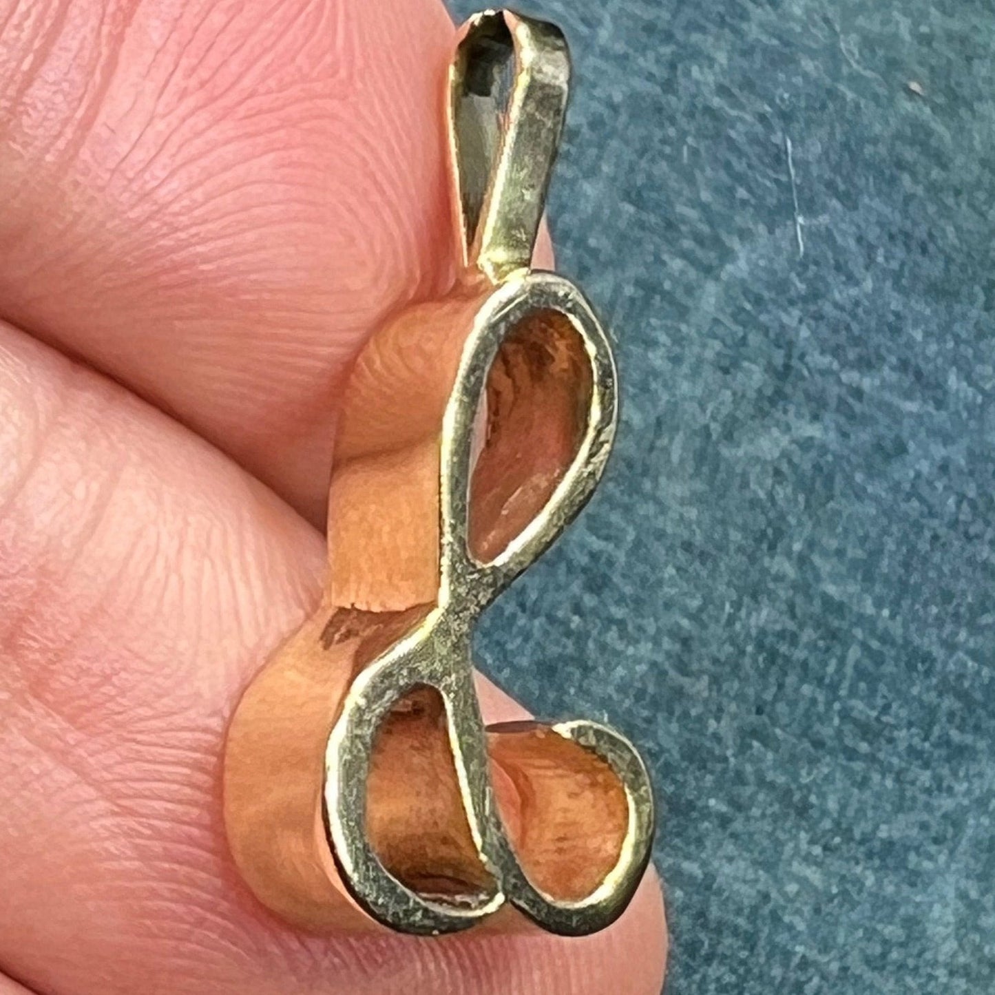 10k Gold AMPERSAND *&* Symbol Pendant. Collaboration!