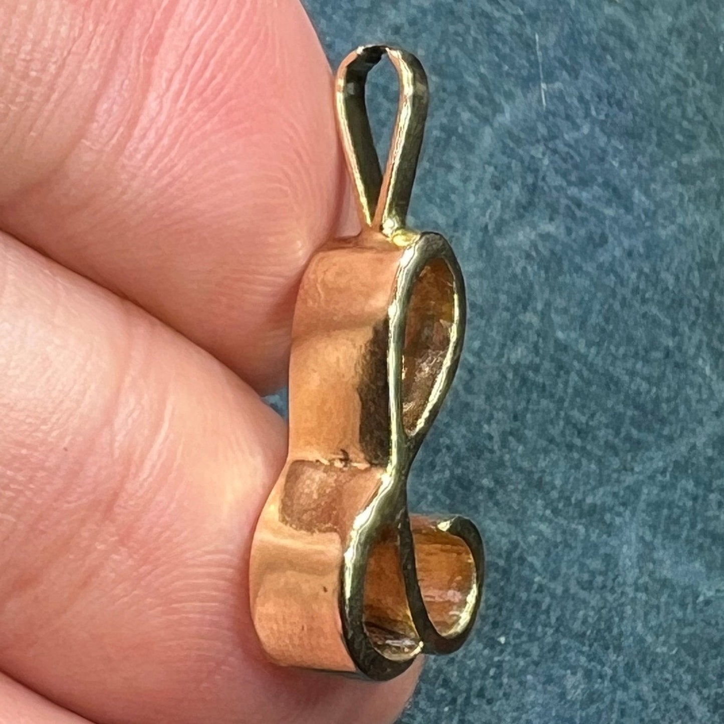 10k Gold AMPERSAND *&* Symbol Pendant. Collaboration!