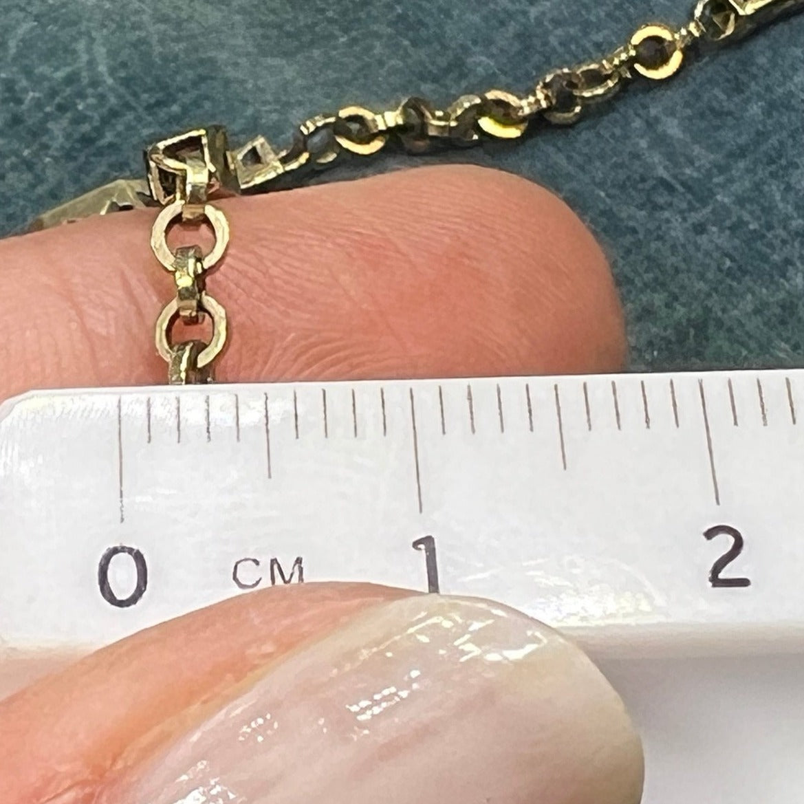 10k Gold Fancy Lantern Bead Watch Chain Necklace. 8g *Video*