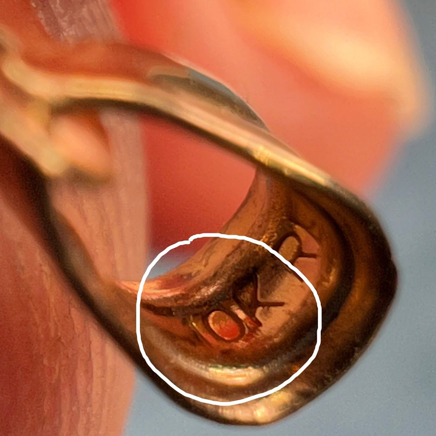 10k Gold Crescent Man-in-the-Moon Pendant "I Love U to the Moon + Back"