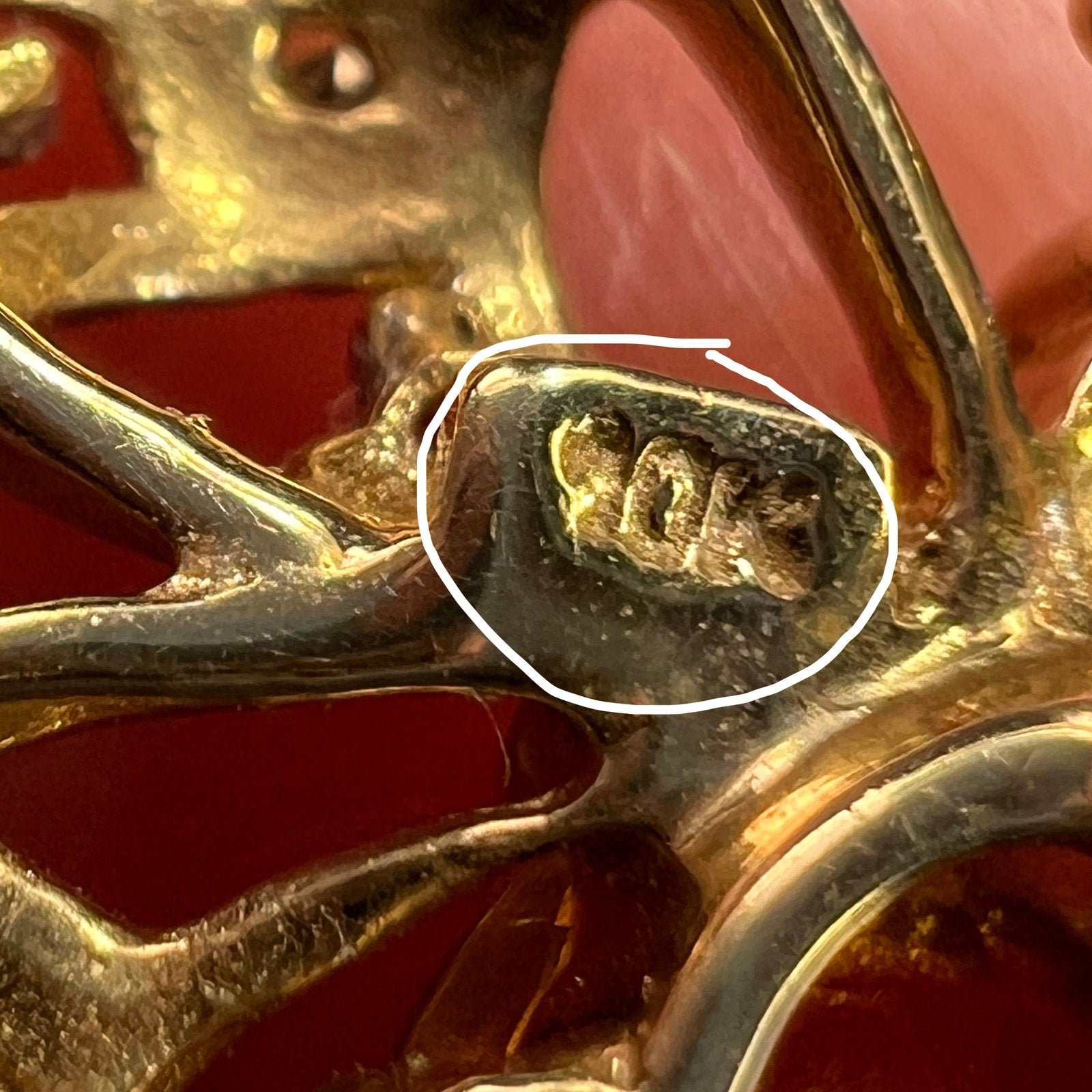 10k Gold Honey Bee Pendant w Lemon Citrine & Diamonds