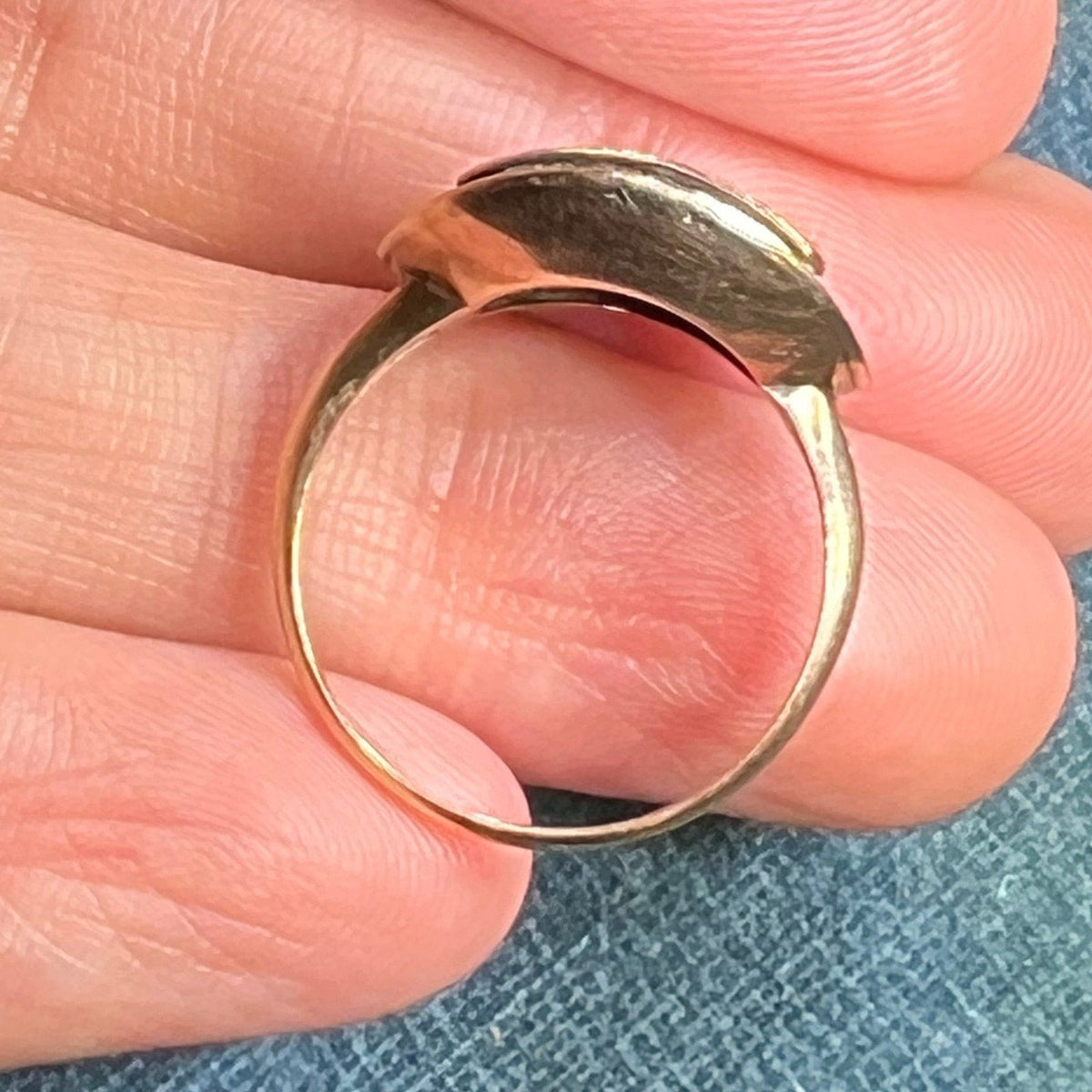 10k Gold *Rare* 1930s Deco Soroptimist Sunburst Ring. Empowering Women