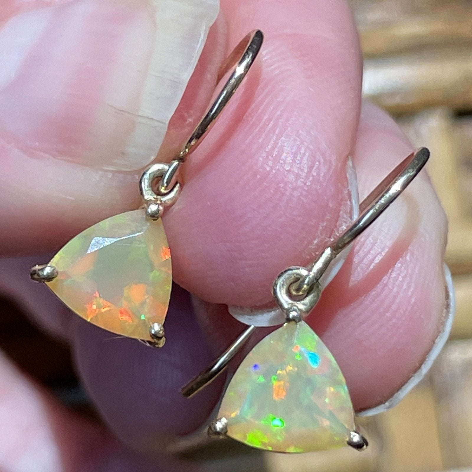 Jelly opal earrings online