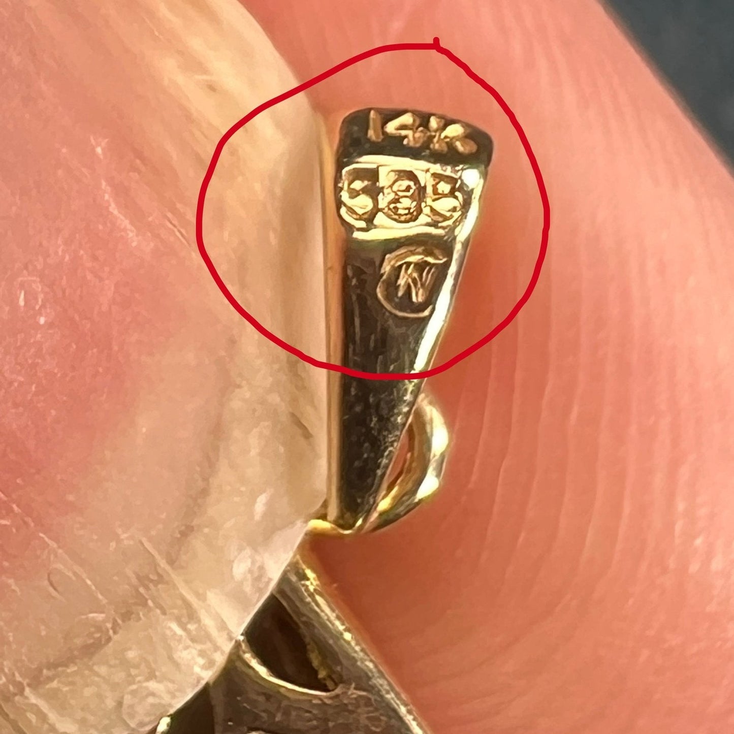 14k Gold Inlaid Black Shell MERMAID's HEART Pendant *Video*