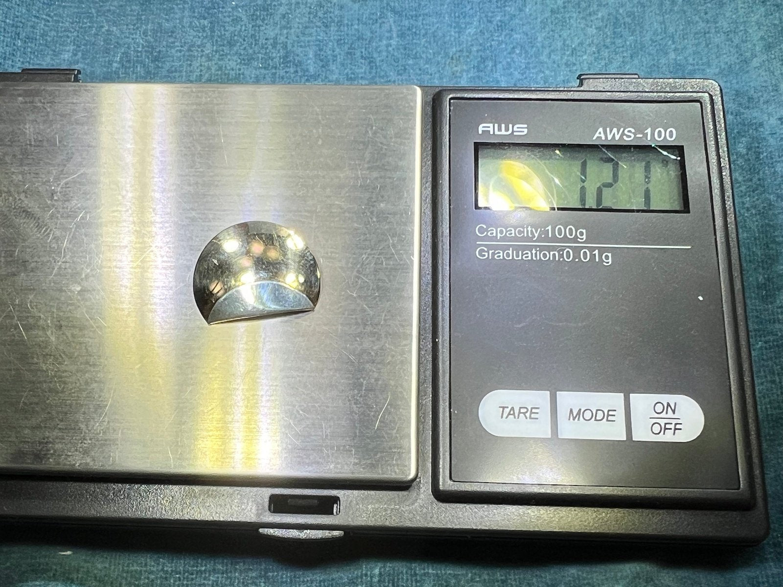 14k Yellow Gold + 925 ED LEVIN Half-Moon Sunset Pendant - B