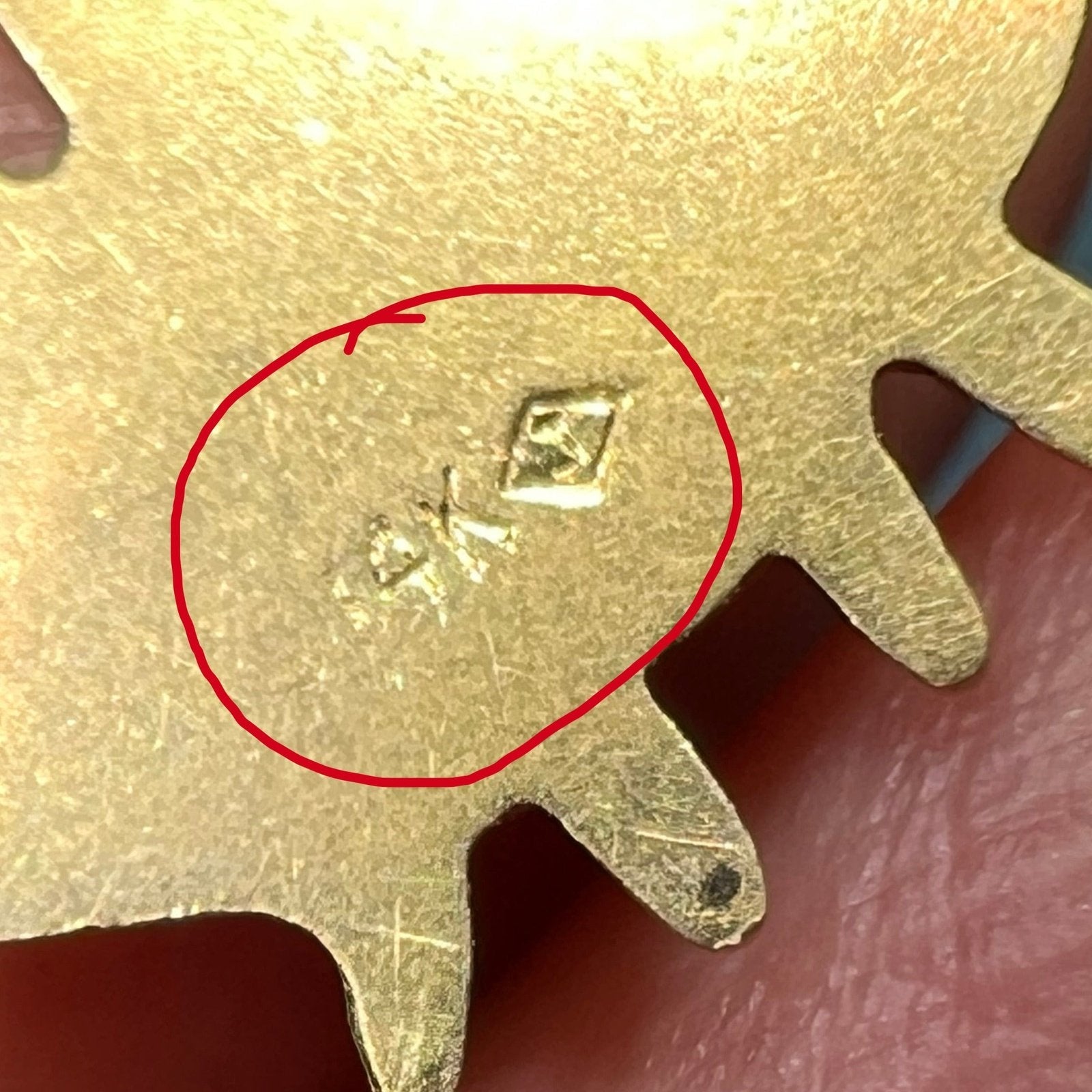 14k Yellow Gold Cranky Bumble Bee Pendant. Tiny!