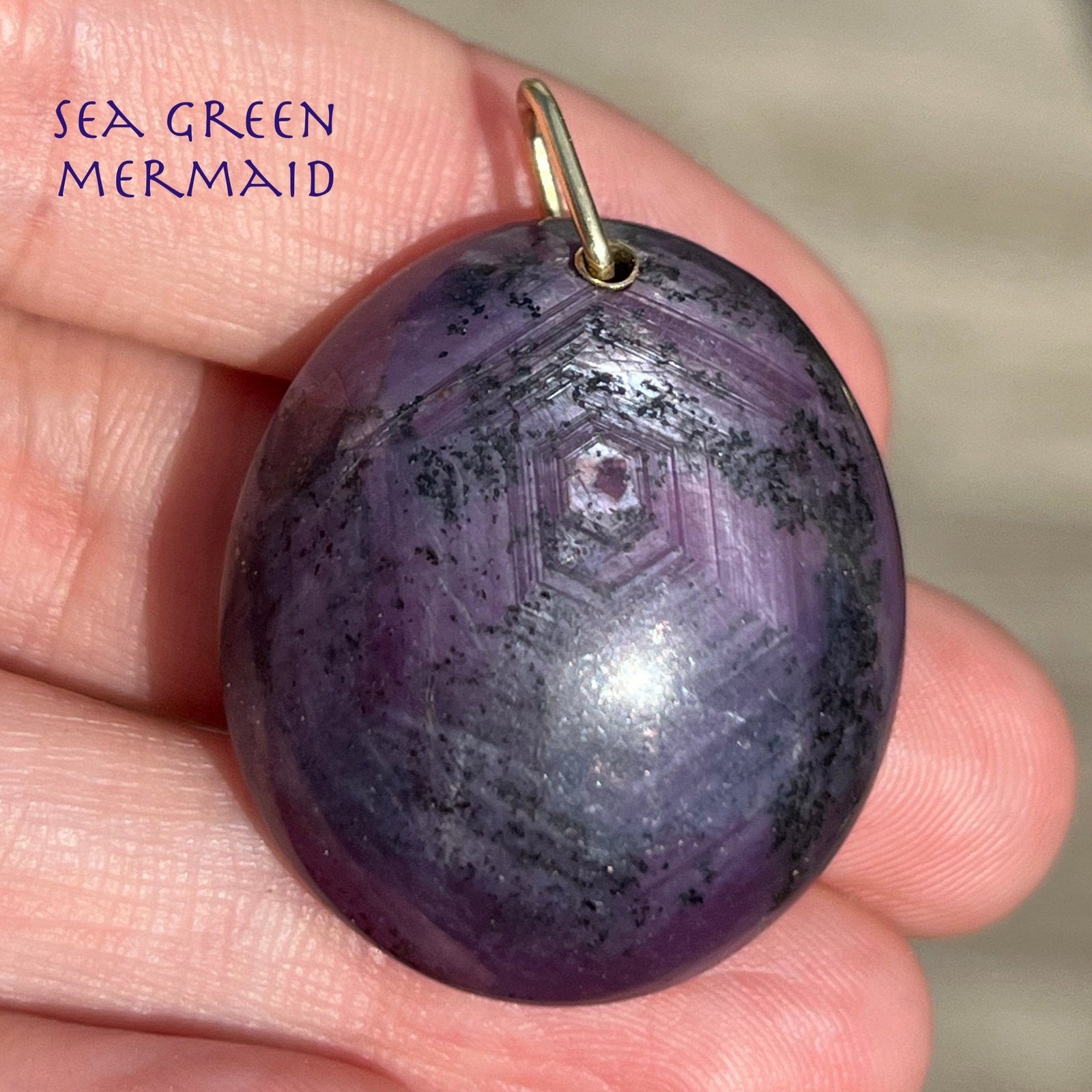 14k Gold HUGE 80 Ct Burmese Star Ruby Pendant. 1.5" + 21g *Video*