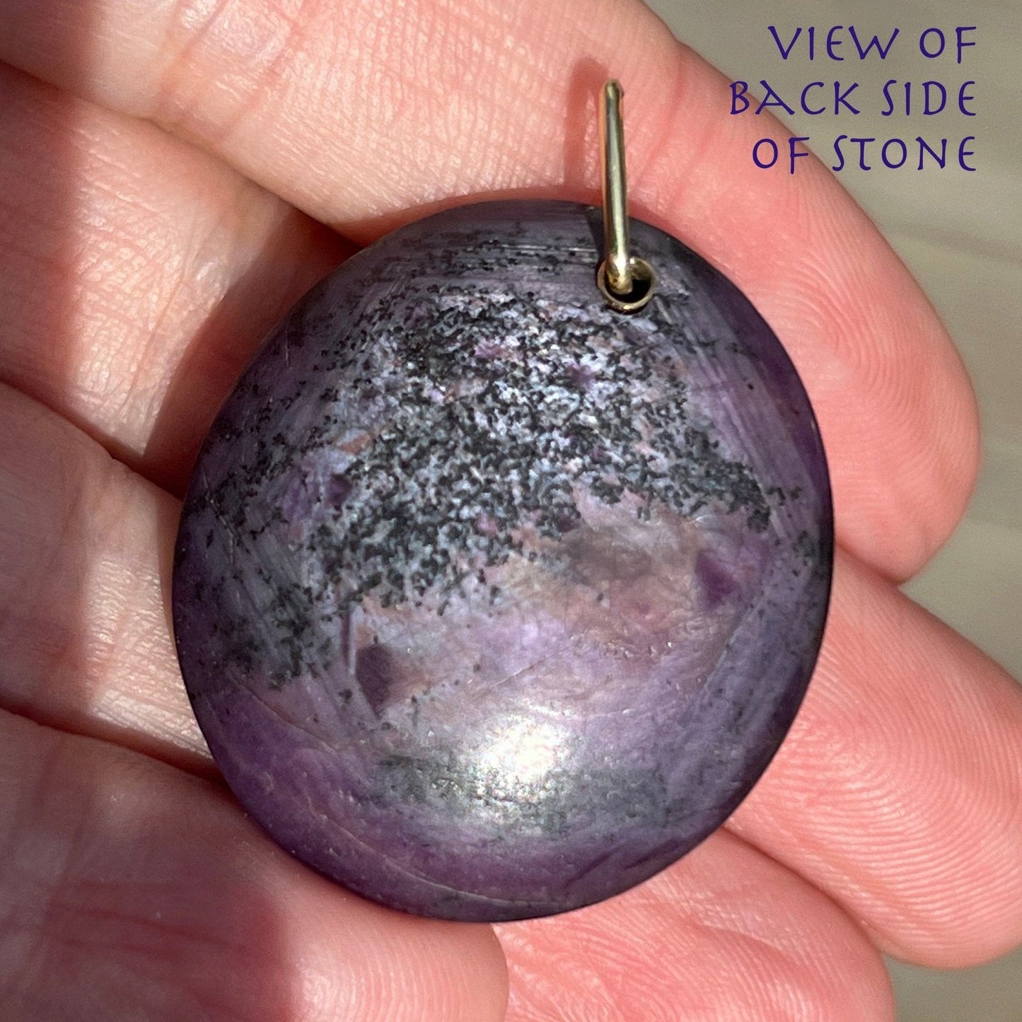 14k Gold HUGE 80 Ct Burmese Star Ruby Pendant. 1.5" + 21g *Video*