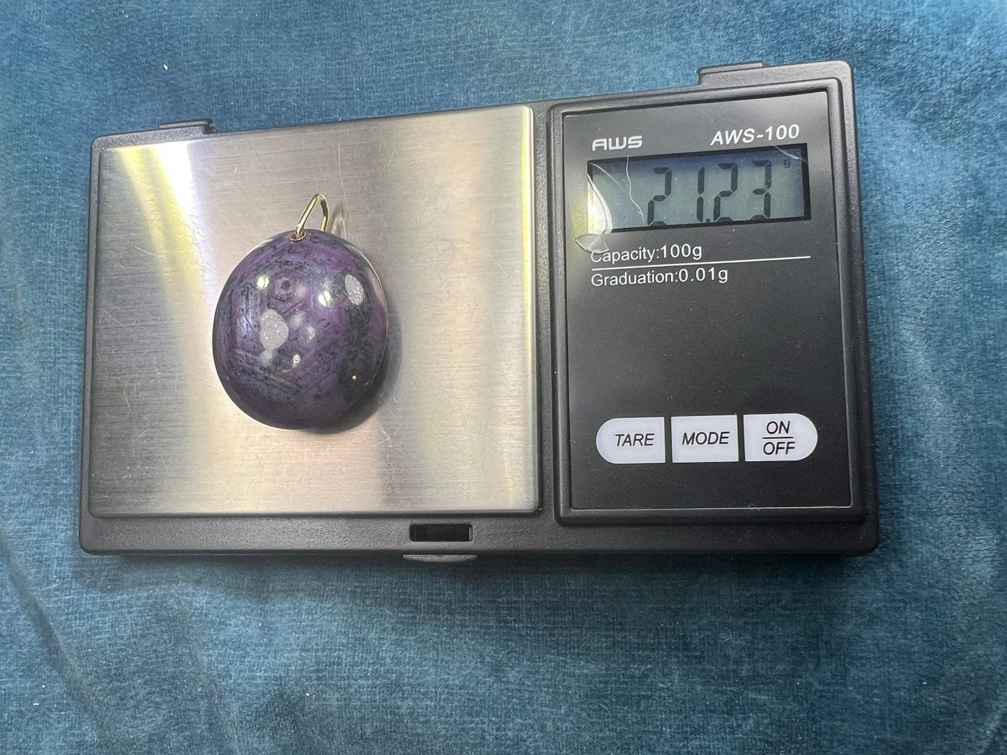 14k Gold HUGE 80 Ct Burmese Star Ruby Pendant. 1.5" + 21g *Video*