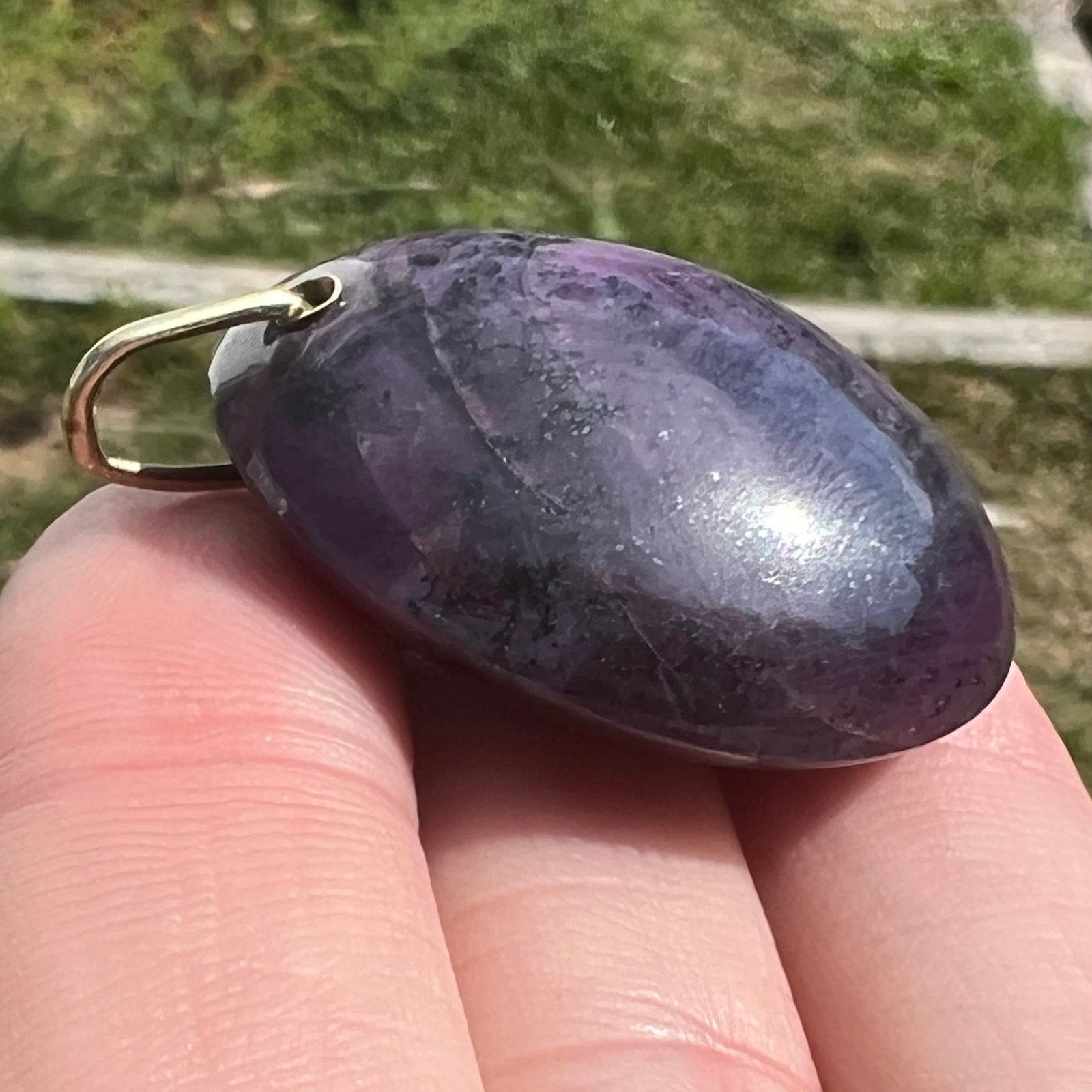 14k Gold HUGE 80 Ct Burmese Star Ruby Pendant. 1.5" + 21g *Video*