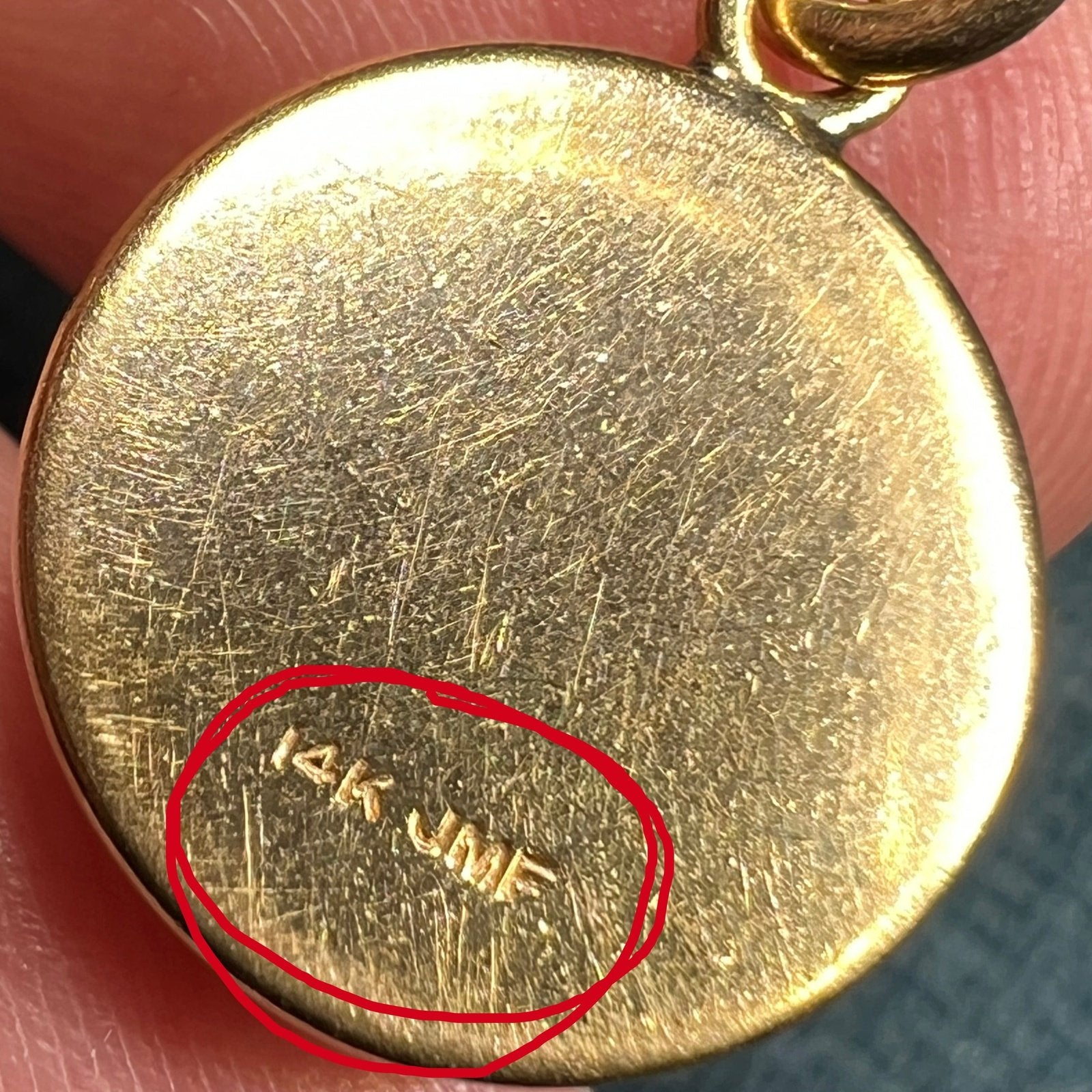 14k Gold Reverse Painted Essex Crystal Horse BUBBLE Pendant *Video*