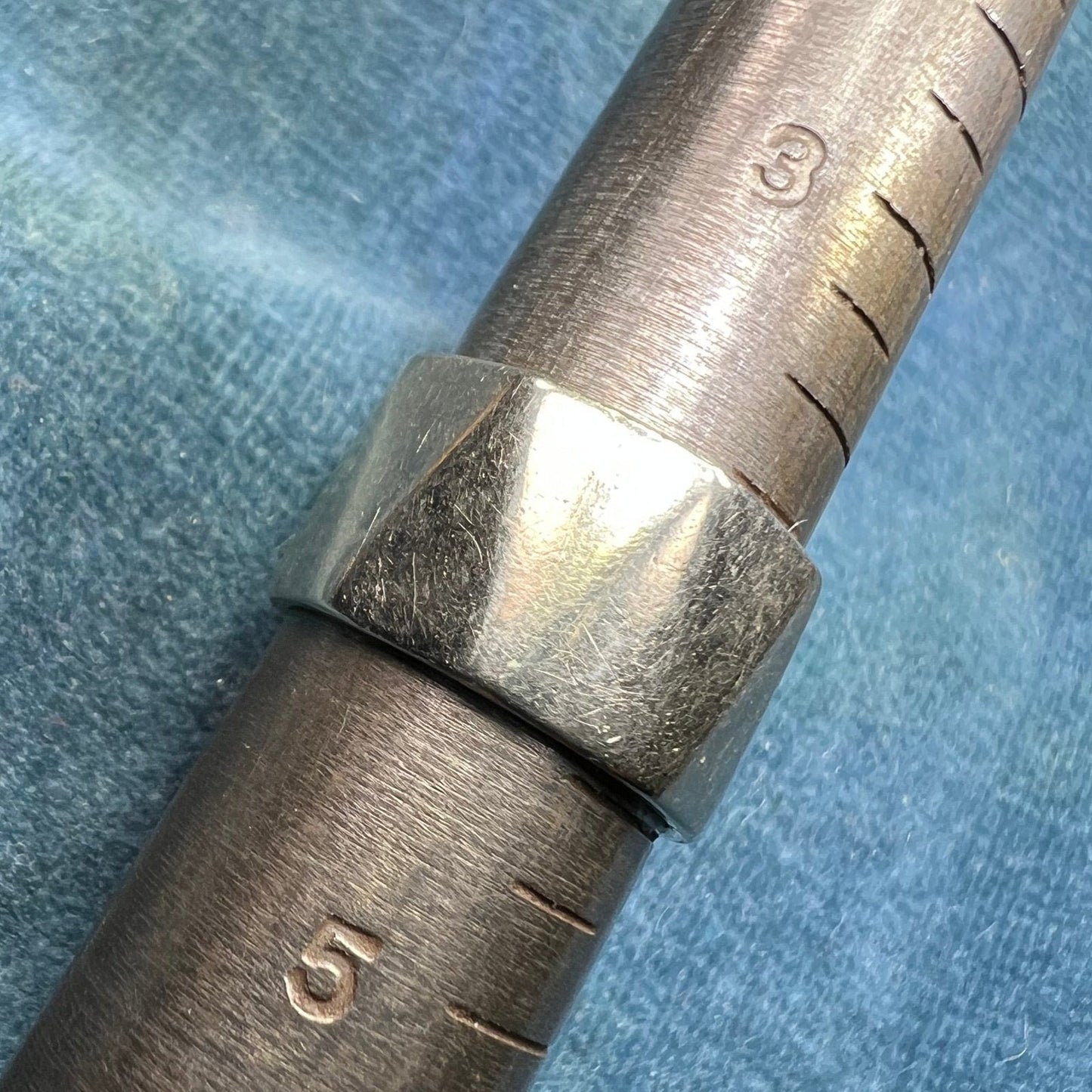 14k White Gold Zig Zag Wide Cigar Band Ring. 10mm + 7g