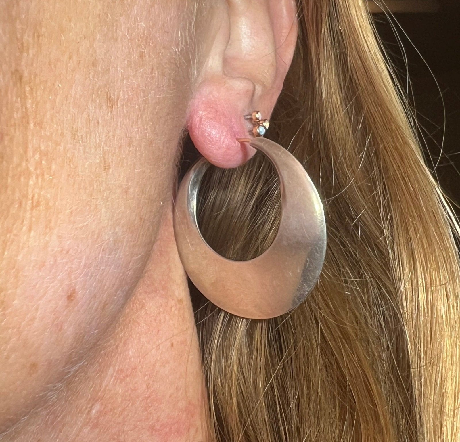 big large lightweight sterling silver hoop earrings | LLdesigns – Lisa  Lehmann Designs
