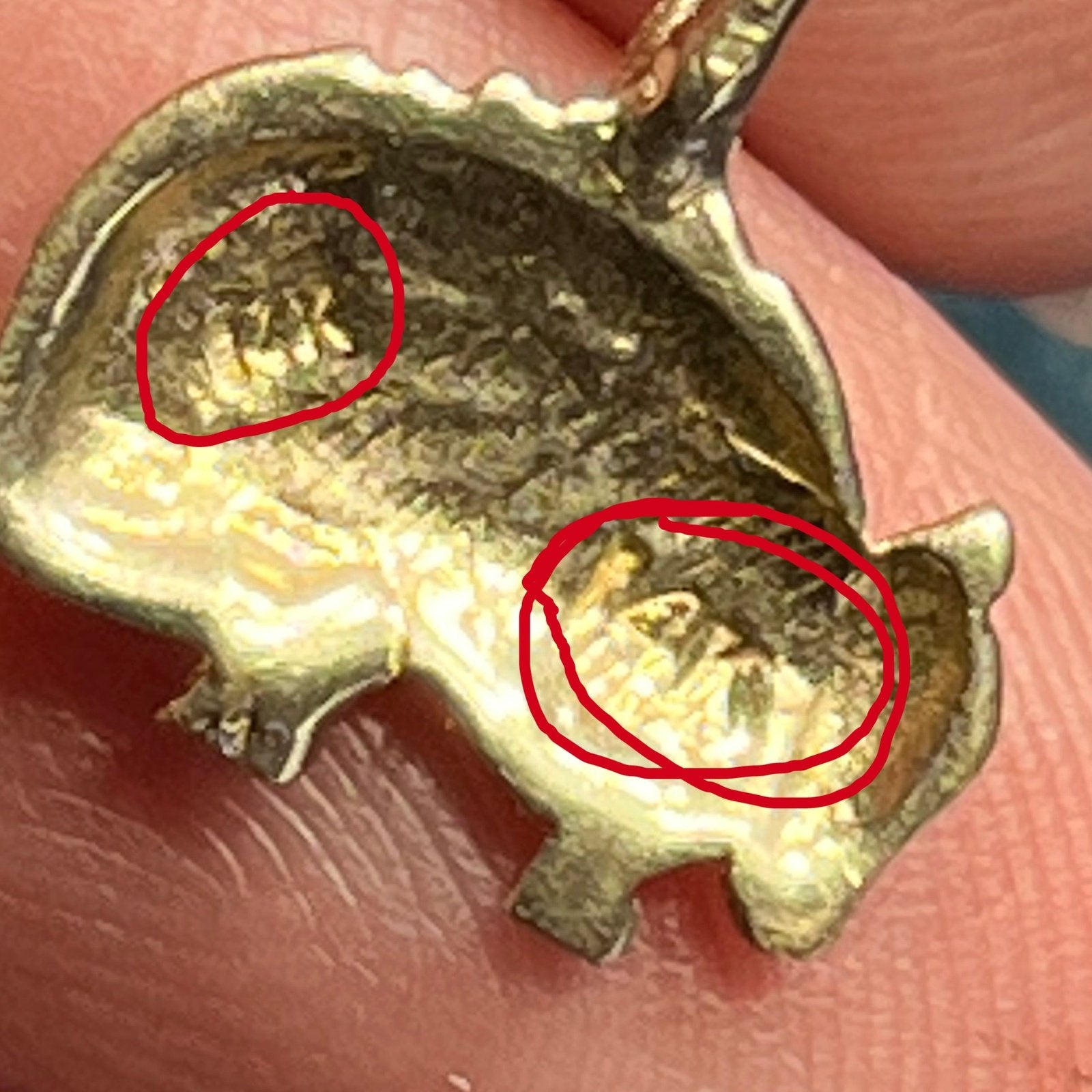 14k Yellow Gold Texas ARMADILLO Pendant. Protection