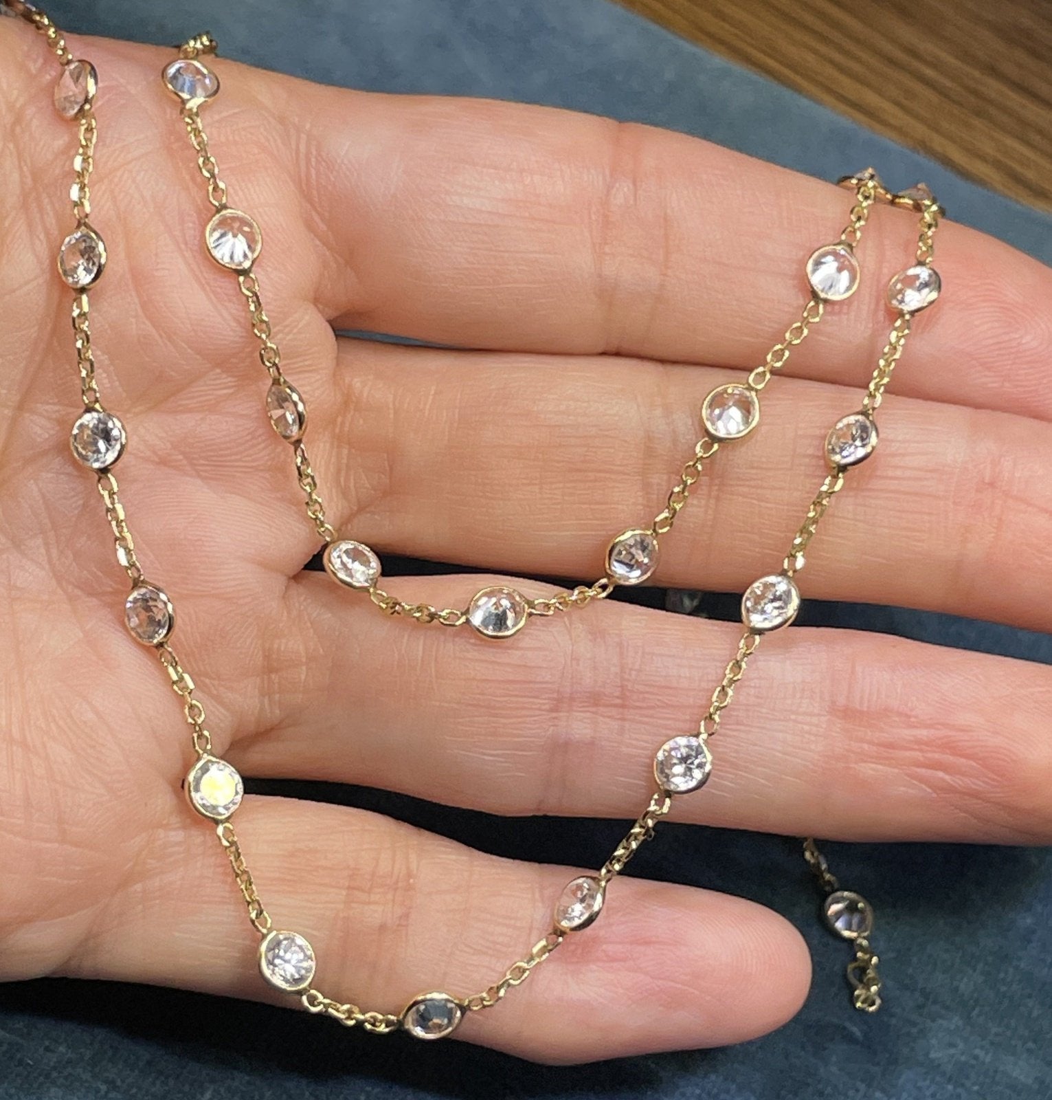 Cz by the yard necklace store