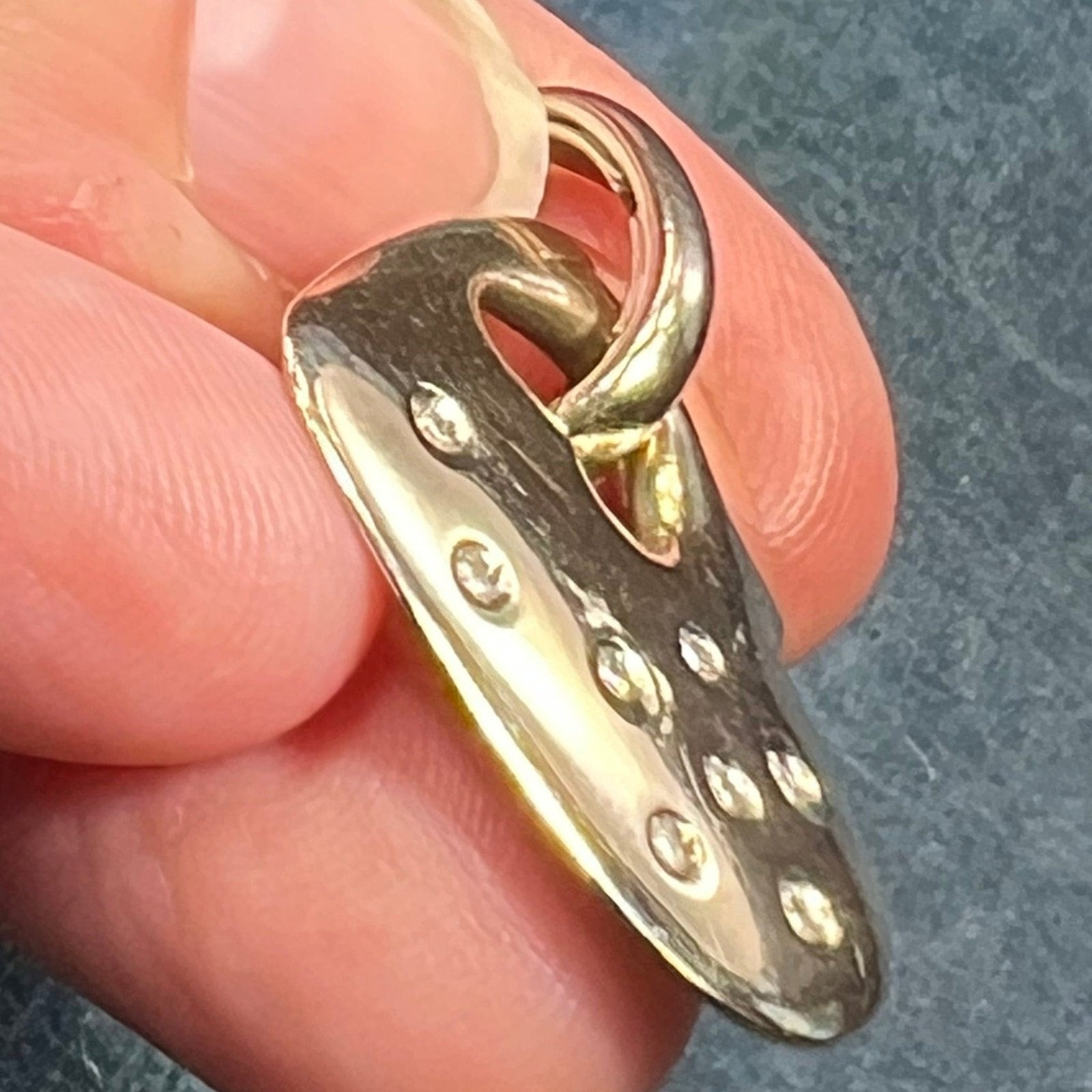 18k W Gold Designer Nicolis Cola Diamond Heart Pendant. 11g