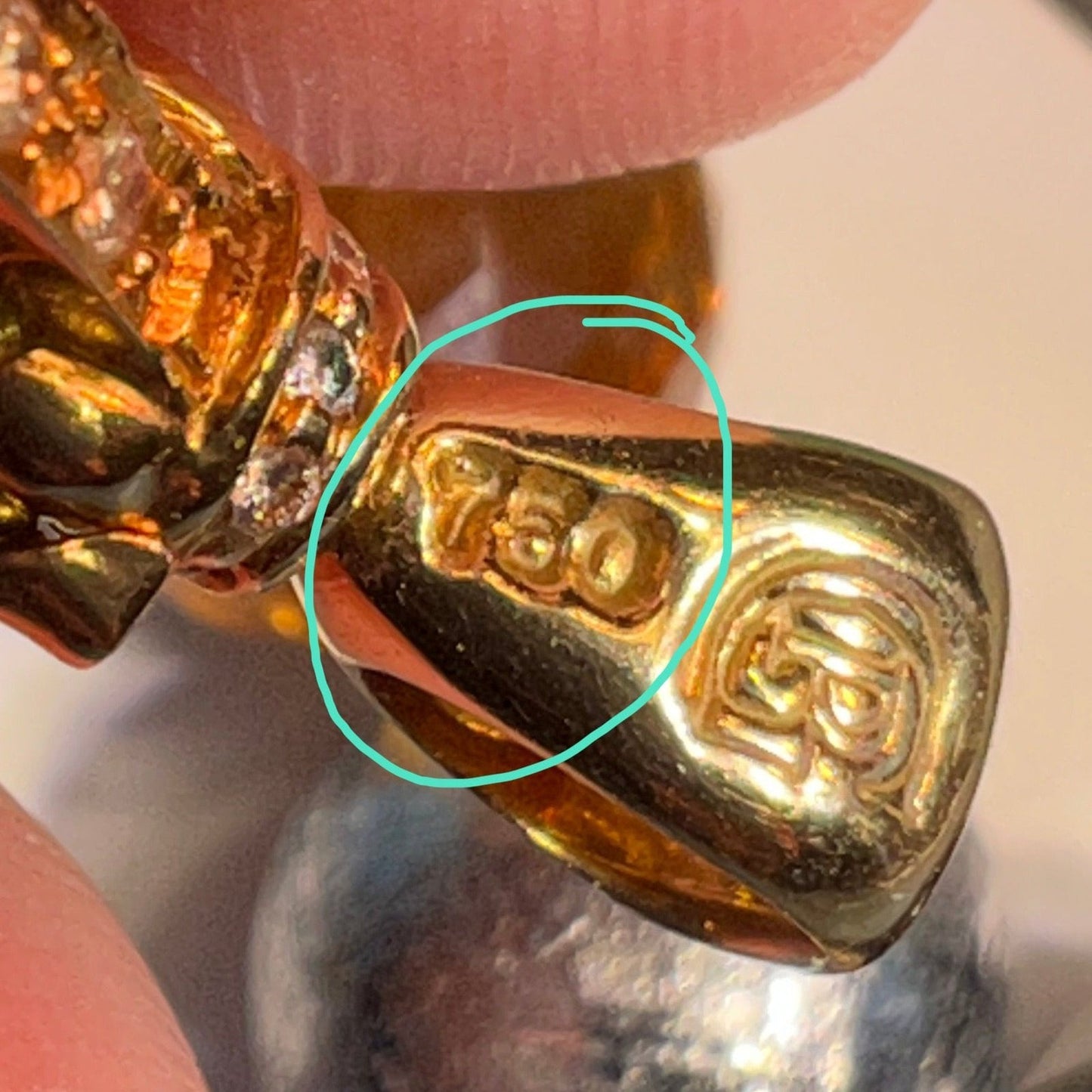 18k Gold Cage Pendant w Diamonds + Interchangeable Multi-Gems **VIDEO**