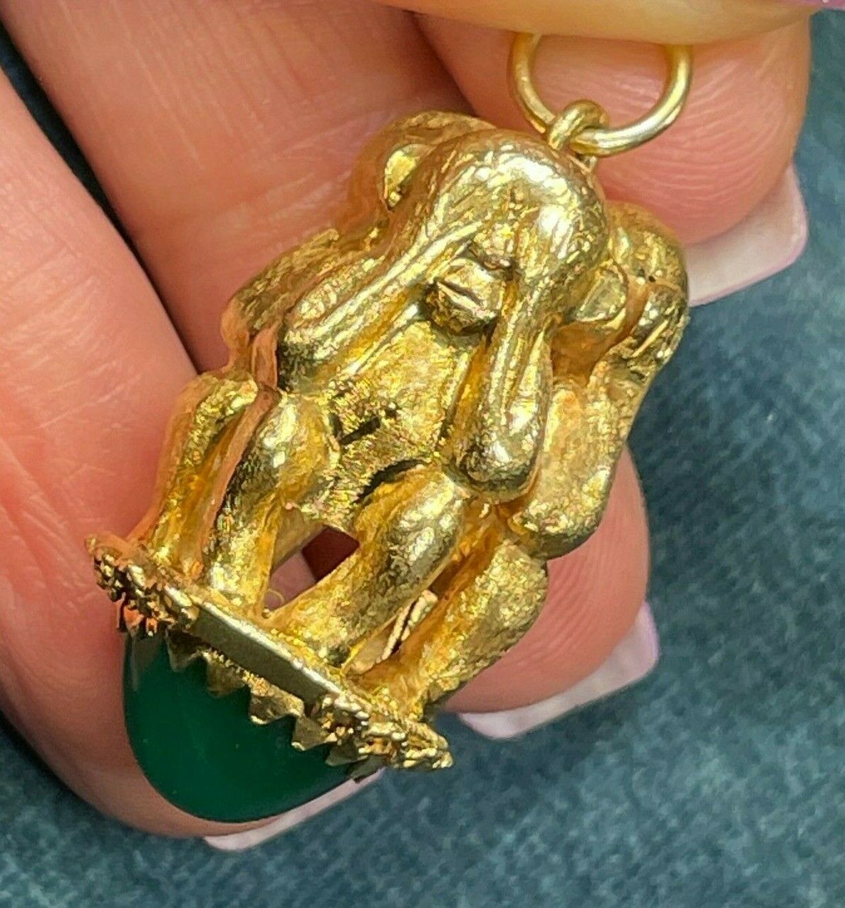 Wanwanzi 3 Wise Monkeys Statue Set - 3 In 1 Bronze Coated Resin Monkey - Hear No Evil See No Evil Speak No Evil - Monkey Figurines For Office & Home - Foto 6