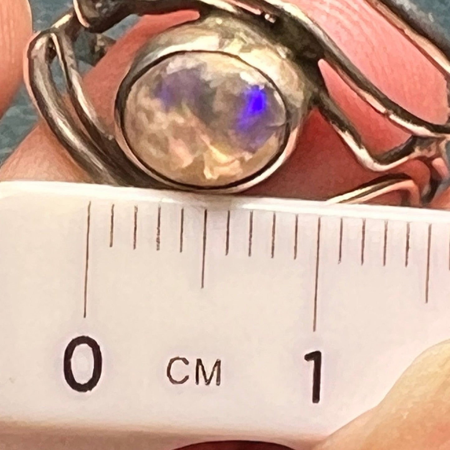 Australian Jelly Boulder Opal Artisan 925 Ring. Wide **VIDEO**