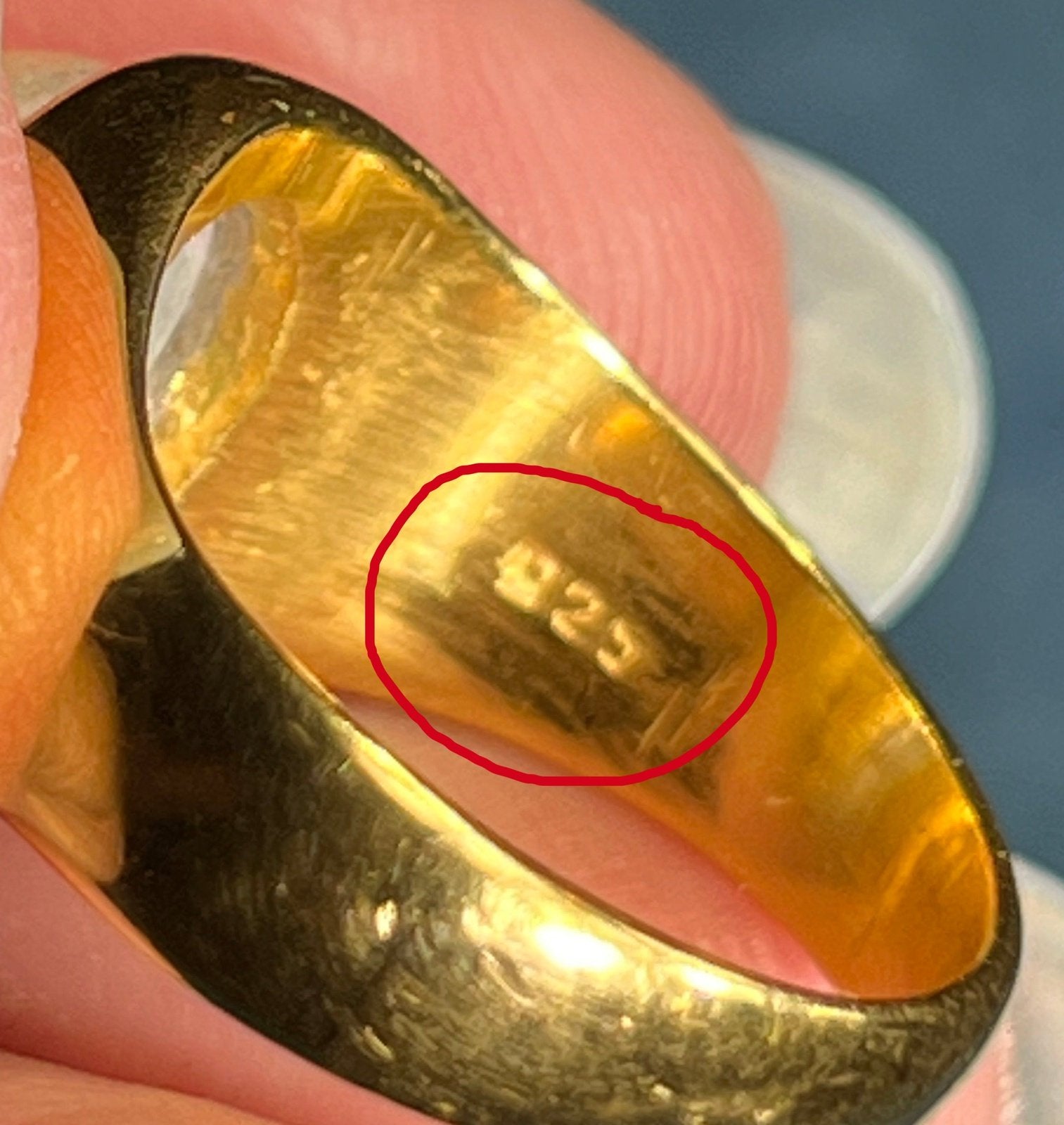 Australian Jelly Opal Signet Ring in Gold-Tone Sterling Silver. **Video**